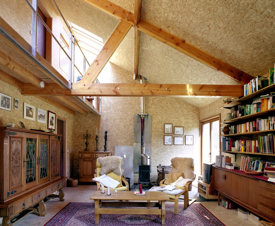 Потолок из ОСБ