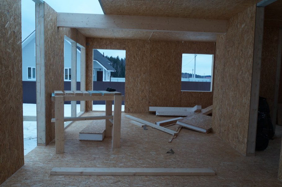 Крыльцо из СИП панелей