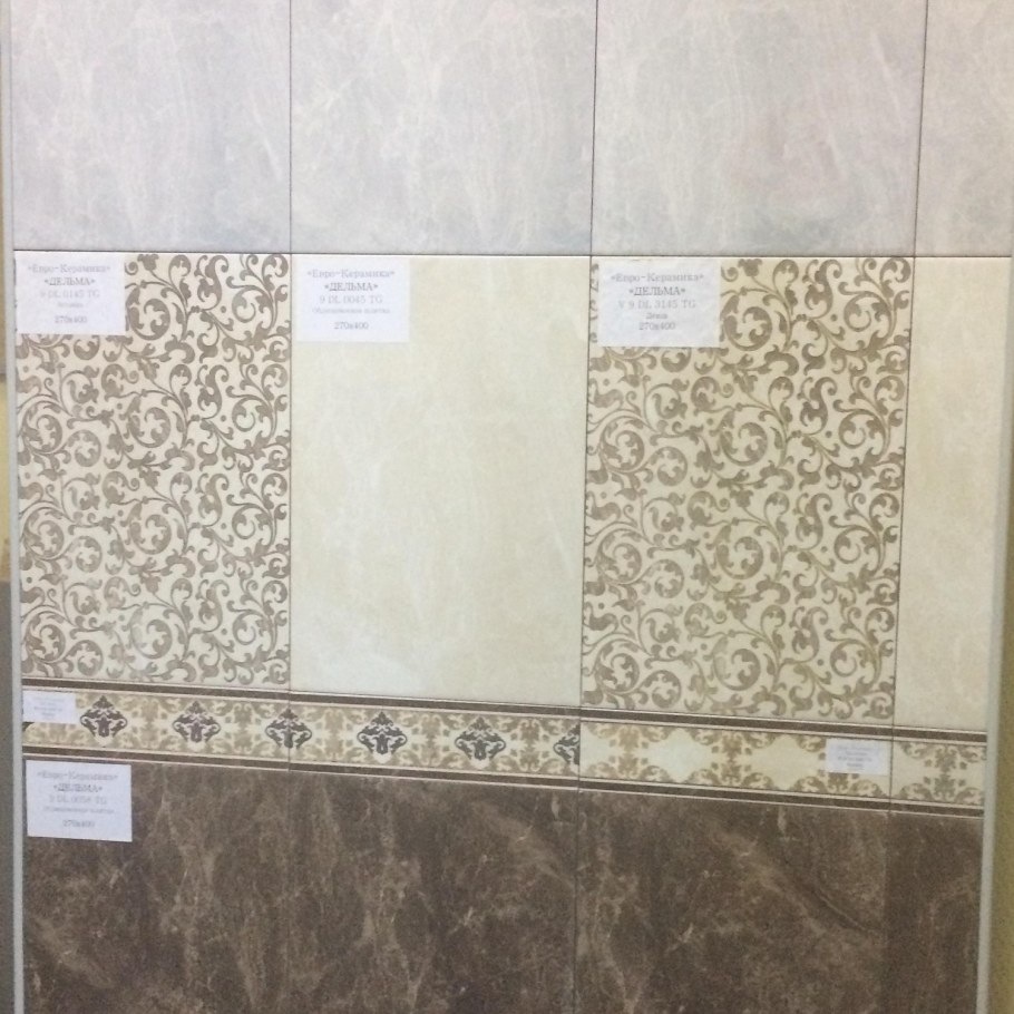 Плитка евро керамика Дельма