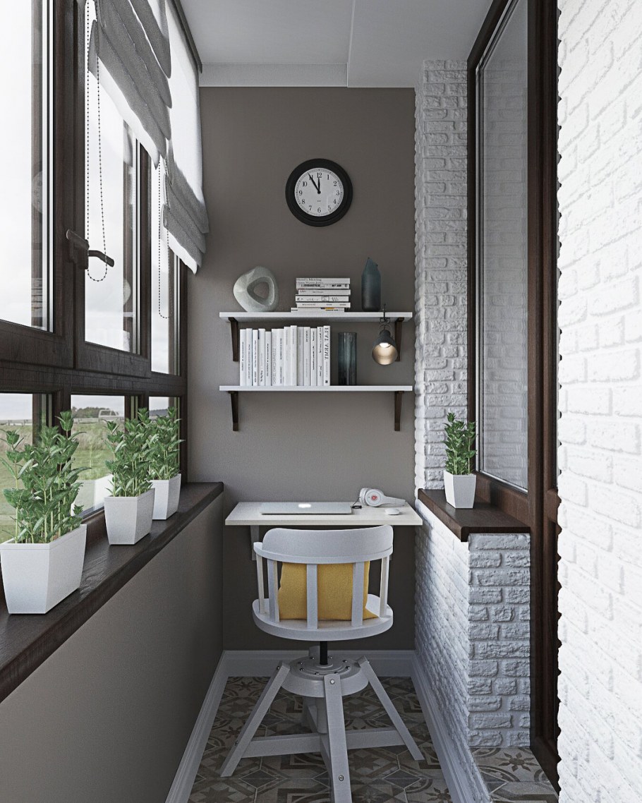 Балкон лофт 3м