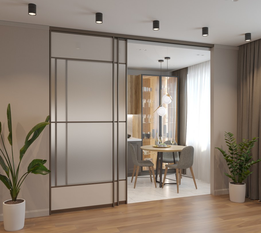 Profildoors складная система Compack