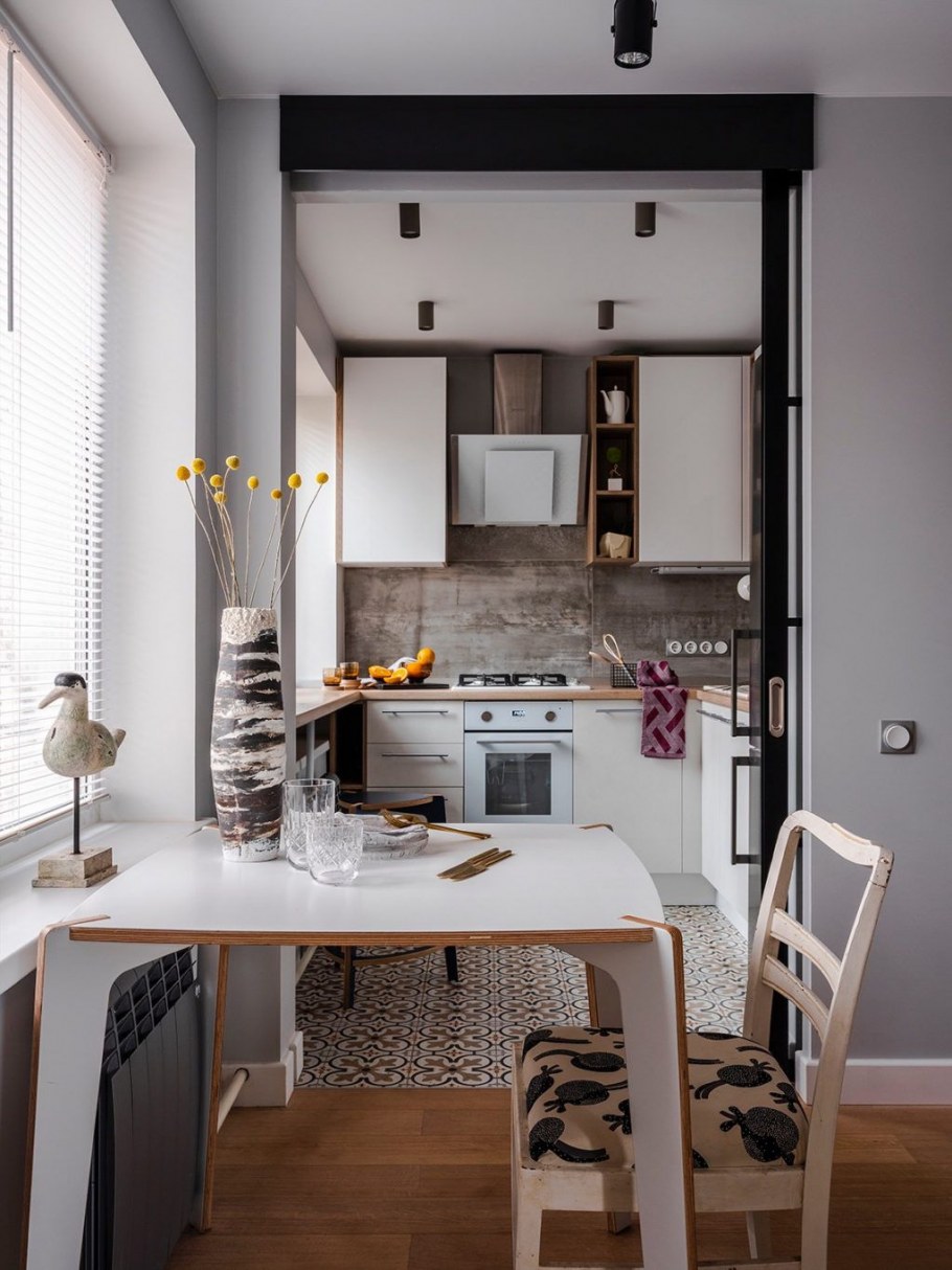 Дизайнерские проекты маленькой кухни