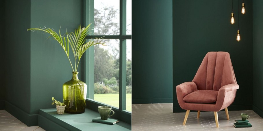 Модный зеленый цвет в интерьере