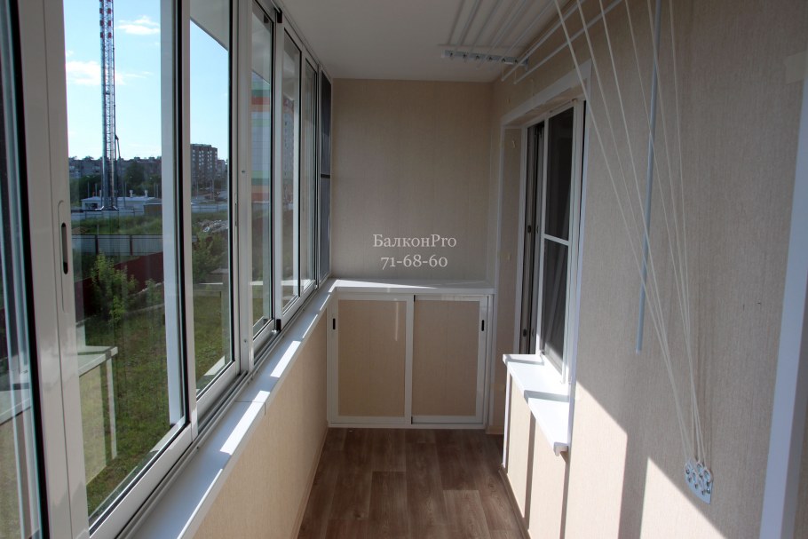 Отделка и остекление балконов и лоджий