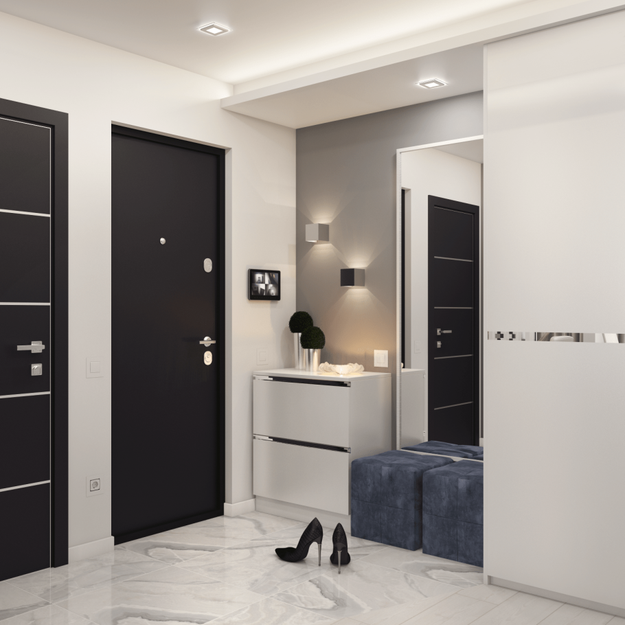 Керамогранит Gemme Lux Mirror Black 100 100