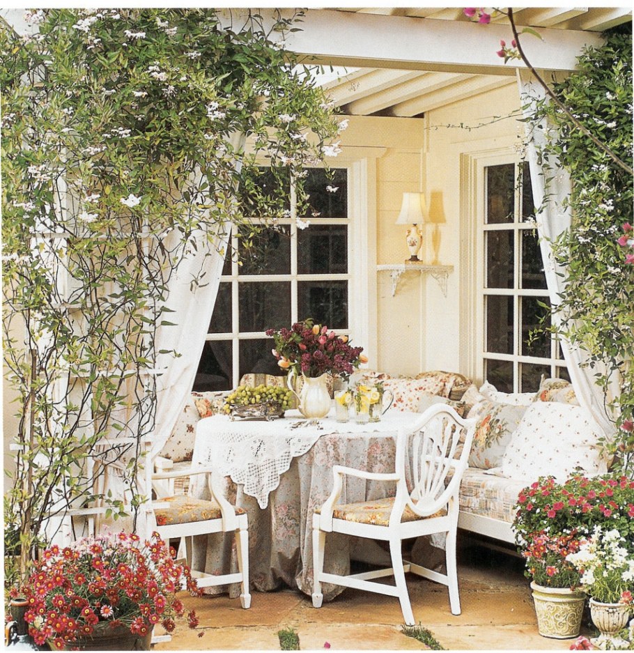 Scandinavian Boho веранда