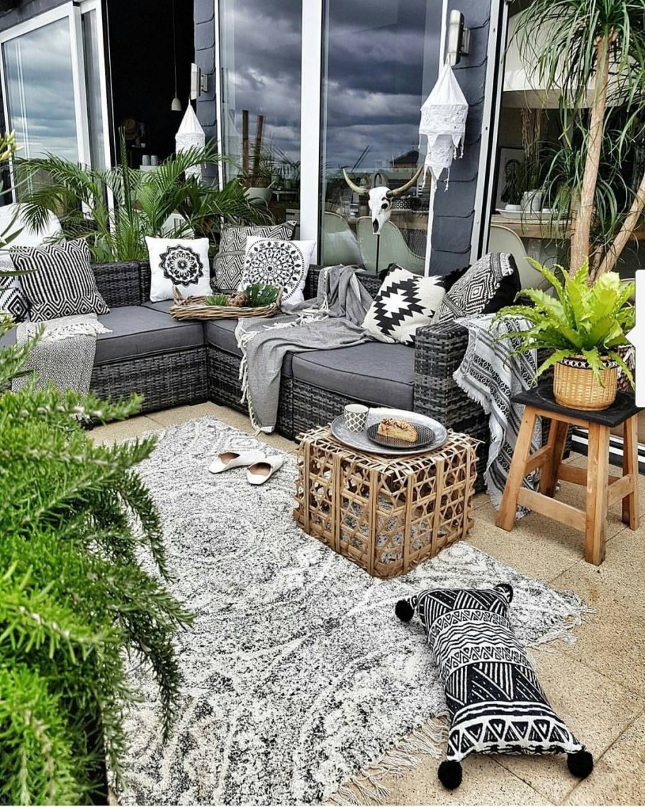 Интерьер в пляжном стиле веранда