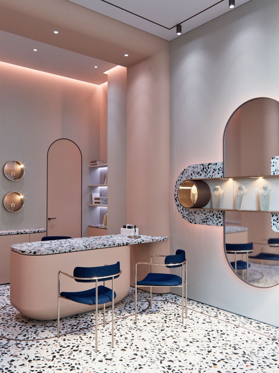Интересные интерьеры салонов красоты
