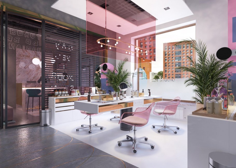 Интерьер студии красоты