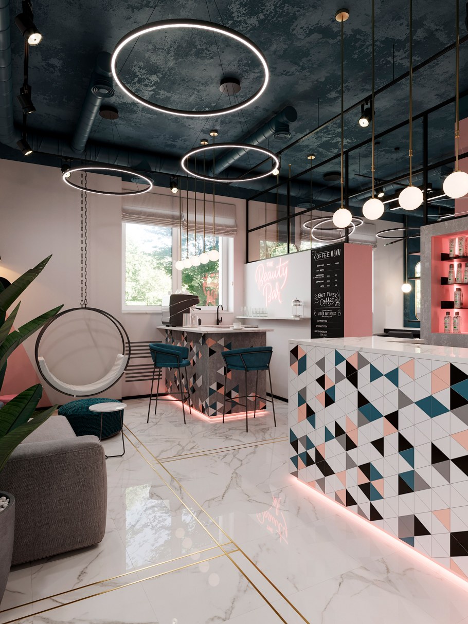 Салон красоты в стиле Фьюжн