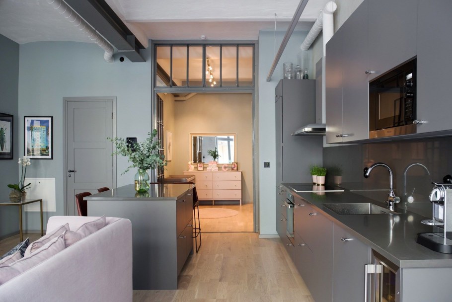 Дизайн кухни столовой 32 кв м