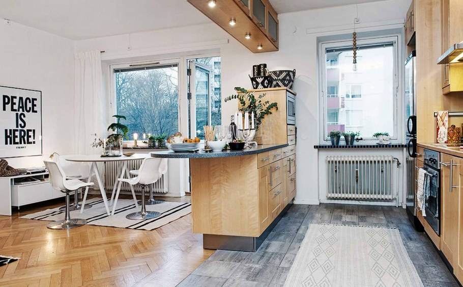 Шведский интерьер квартиры