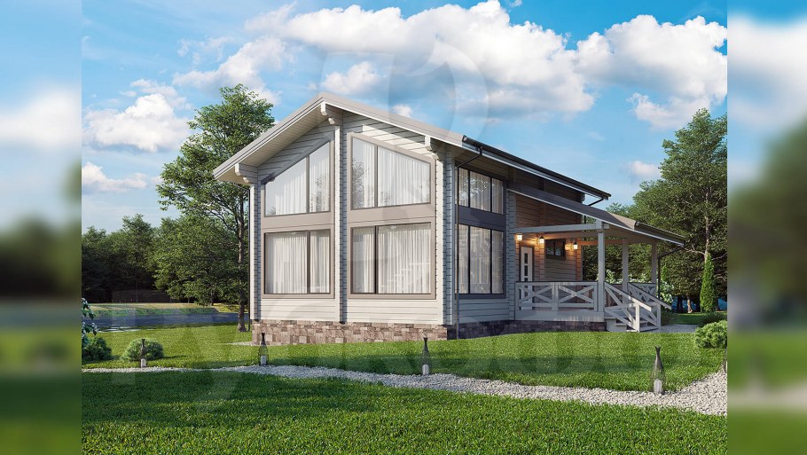 Маленький домик со вторым светом