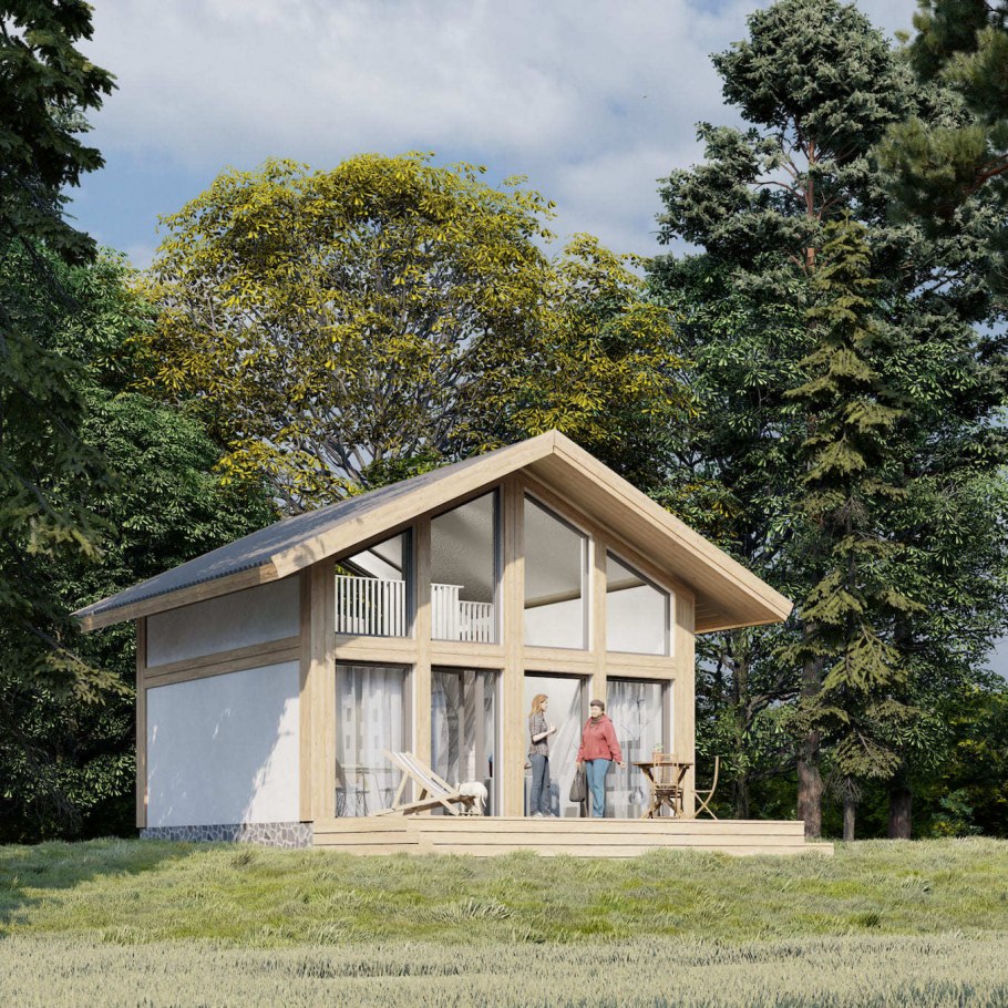 Каркасные дома в скандинавском стиле