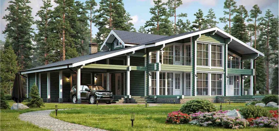 Каркасный дом