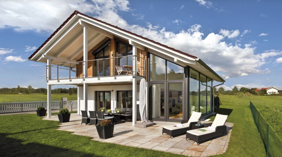 Панорамное остекление виллы