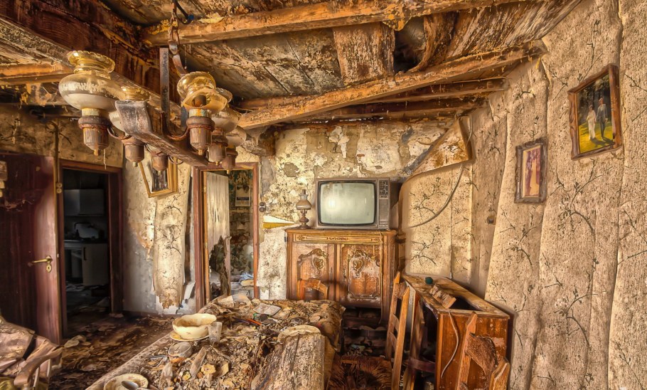 Старинный интерьер комнаты