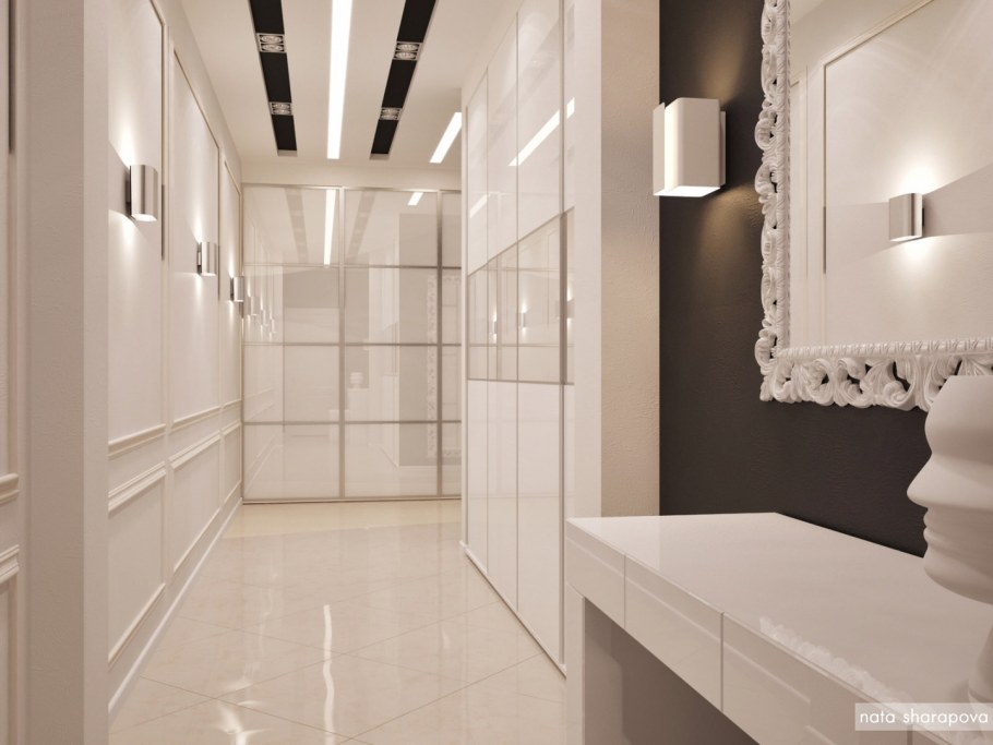 Прихожая в стиле современной классики