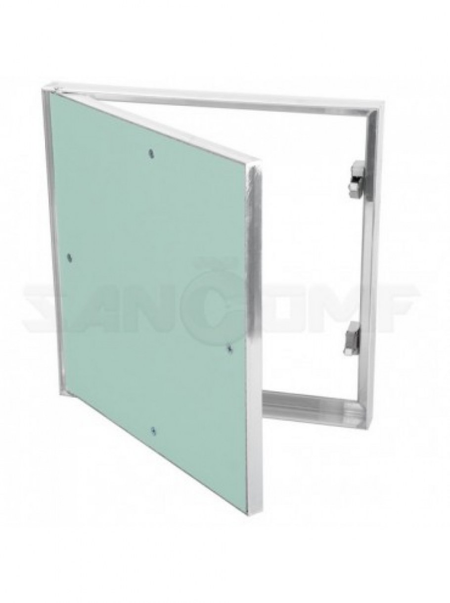 Ревизионный люк универсал Люкс Лайт 800х800 напольный санитарный Левша