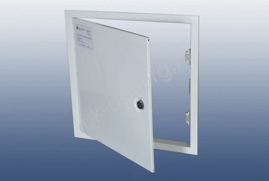 Люк под покраску короб, алюминиевый, нажимной, 300х300, TDM