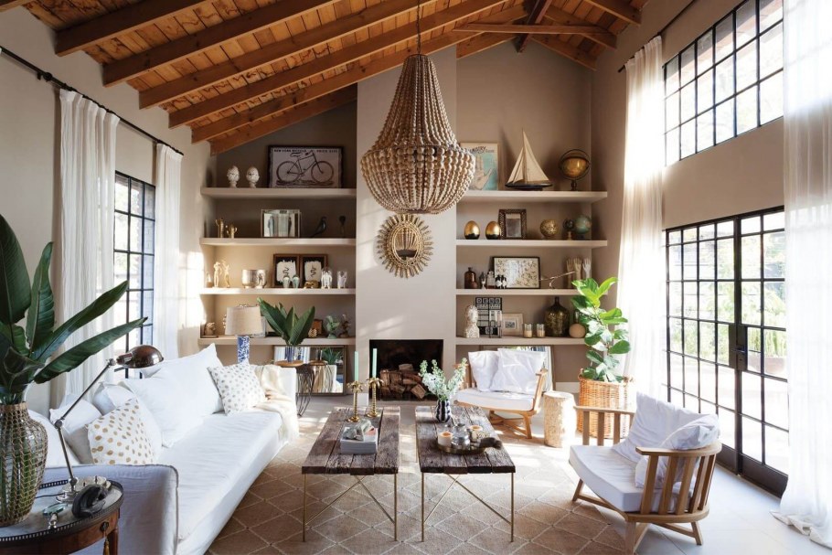 Камин интерьер Shale