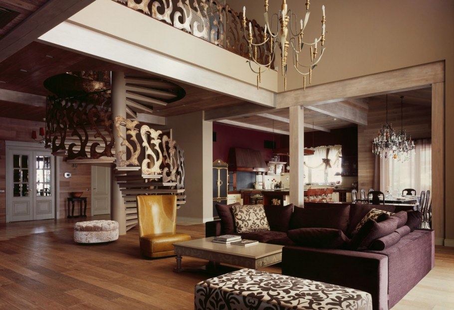 Уютный интерьер в стиле Эклектика