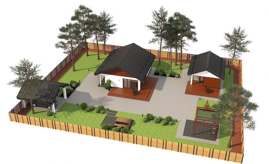 Сруб баня 7 на 4 расположение внутри перегородок