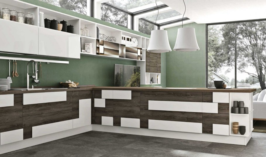 Креативные кухонные гарнитуры