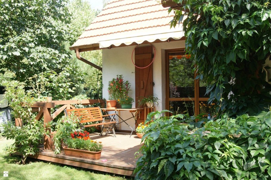 Уютный двор в деревне