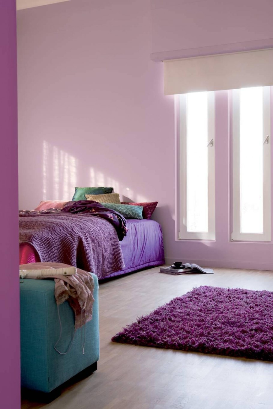 Бледно-розовый цвет в интерьере