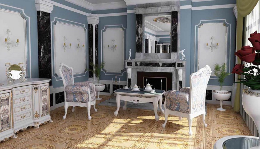 Интерьер в стиле древнего Рима