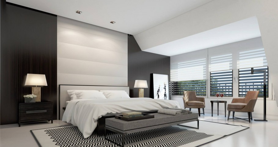 Современная спальня Хай тек