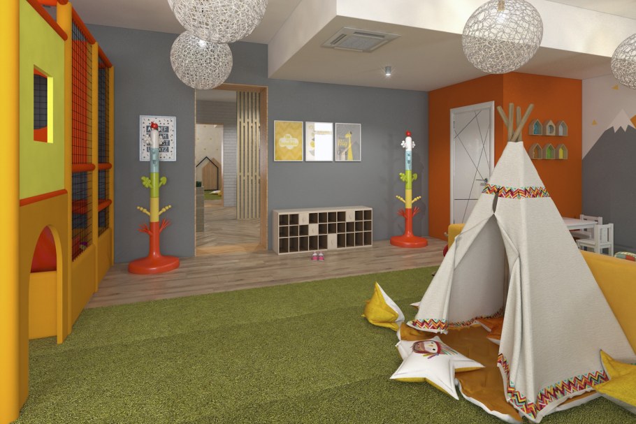 Детские комнаты в ресторанах