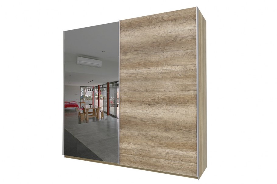 Дуб Юкон шкаф купе