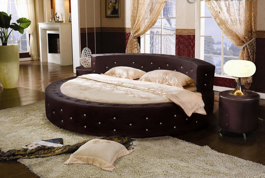 Круглая кровать инигма
