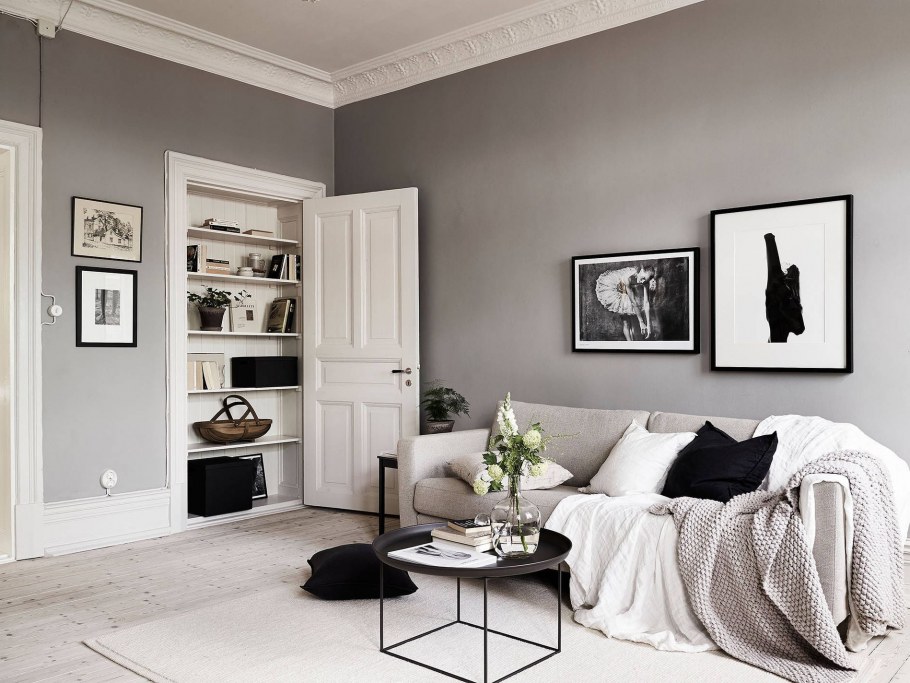 Интерьер в серых тонах