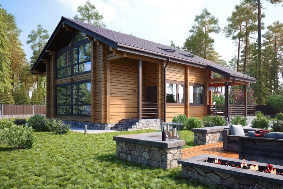 Гуд Вуд одноэтажный дом