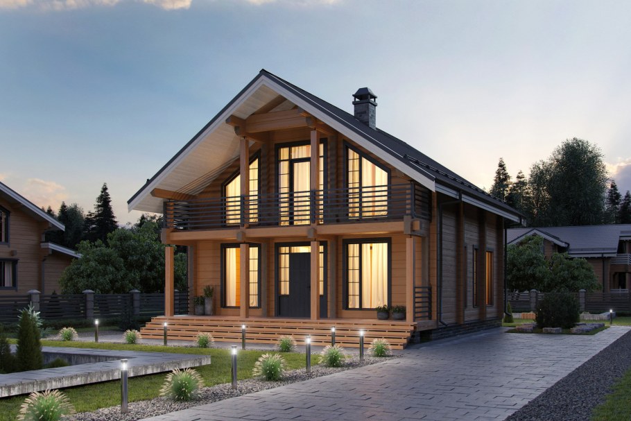 Загородный дом на Медном озере "Honka" 450м2