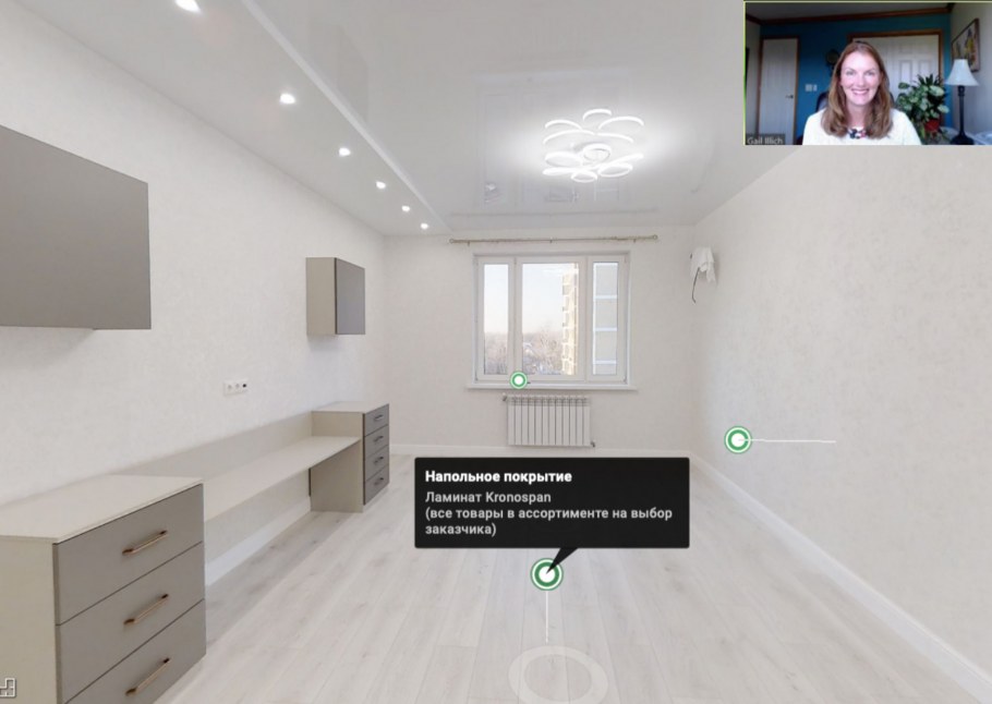 Панорама комнаты