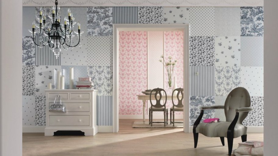 Скомбинировать остатки обоев