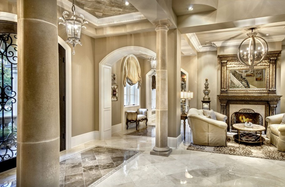 Luxury Mansion Interior гостиная