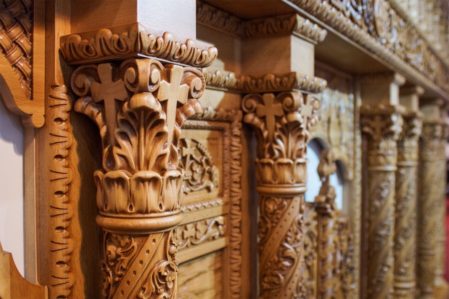 Деревянные несущие колонны