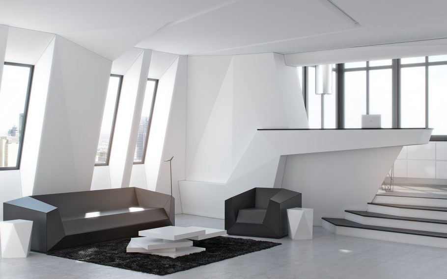 Футуристический интерьер