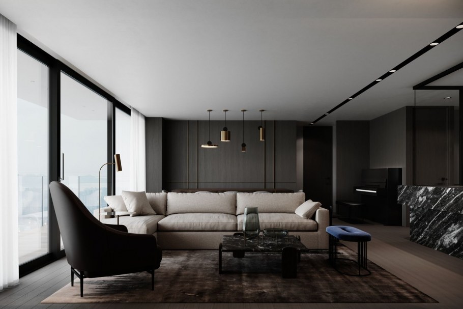 Квартира в стиле лаунж