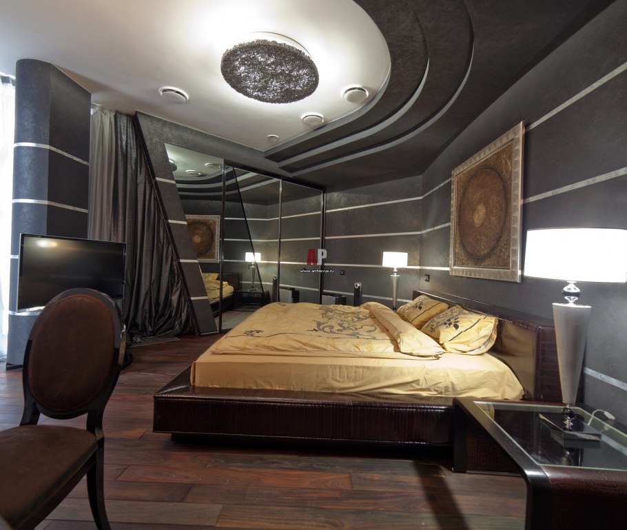 Спальня в стиле лаунж