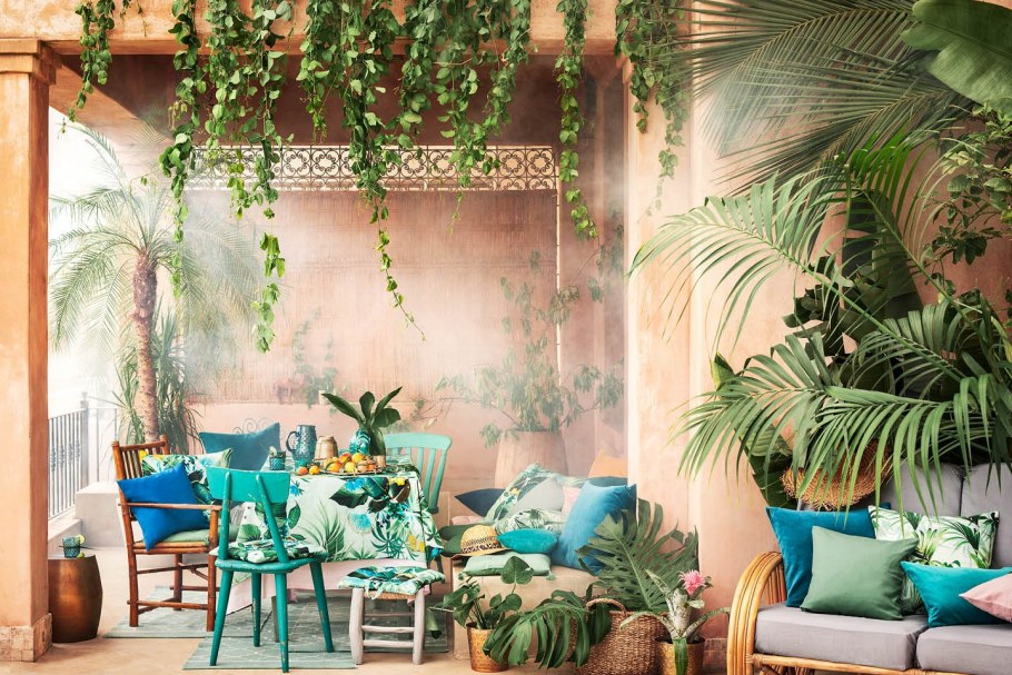 Тропический стиль в интерьере