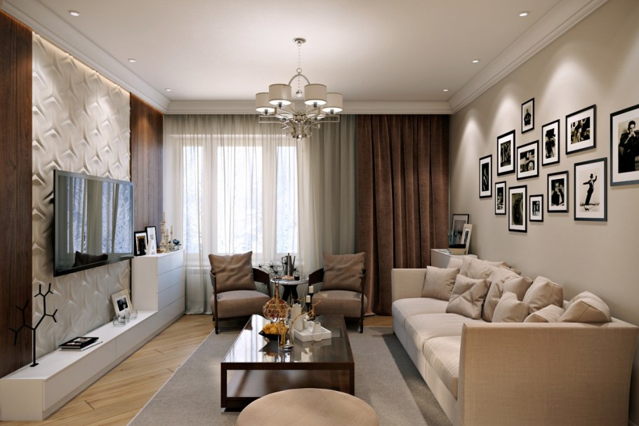 Гостиная в таунхаусе