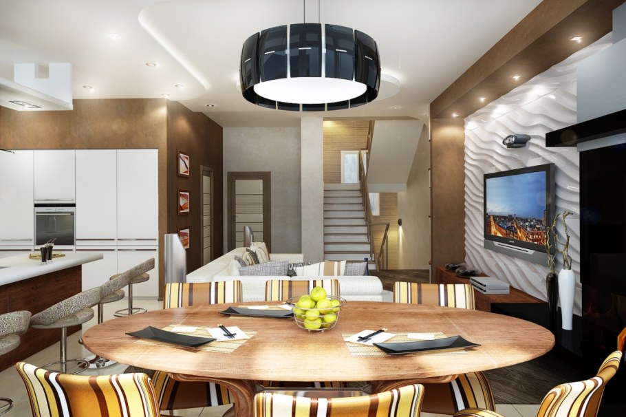 Дизайн таунхауса в современном стиле