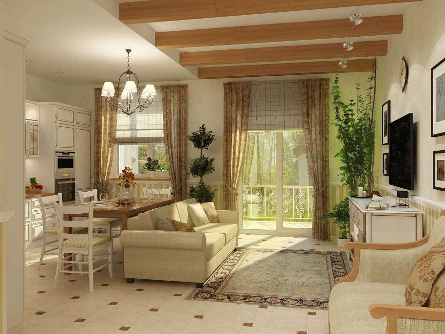 Таунхаусы в стиле Кантри