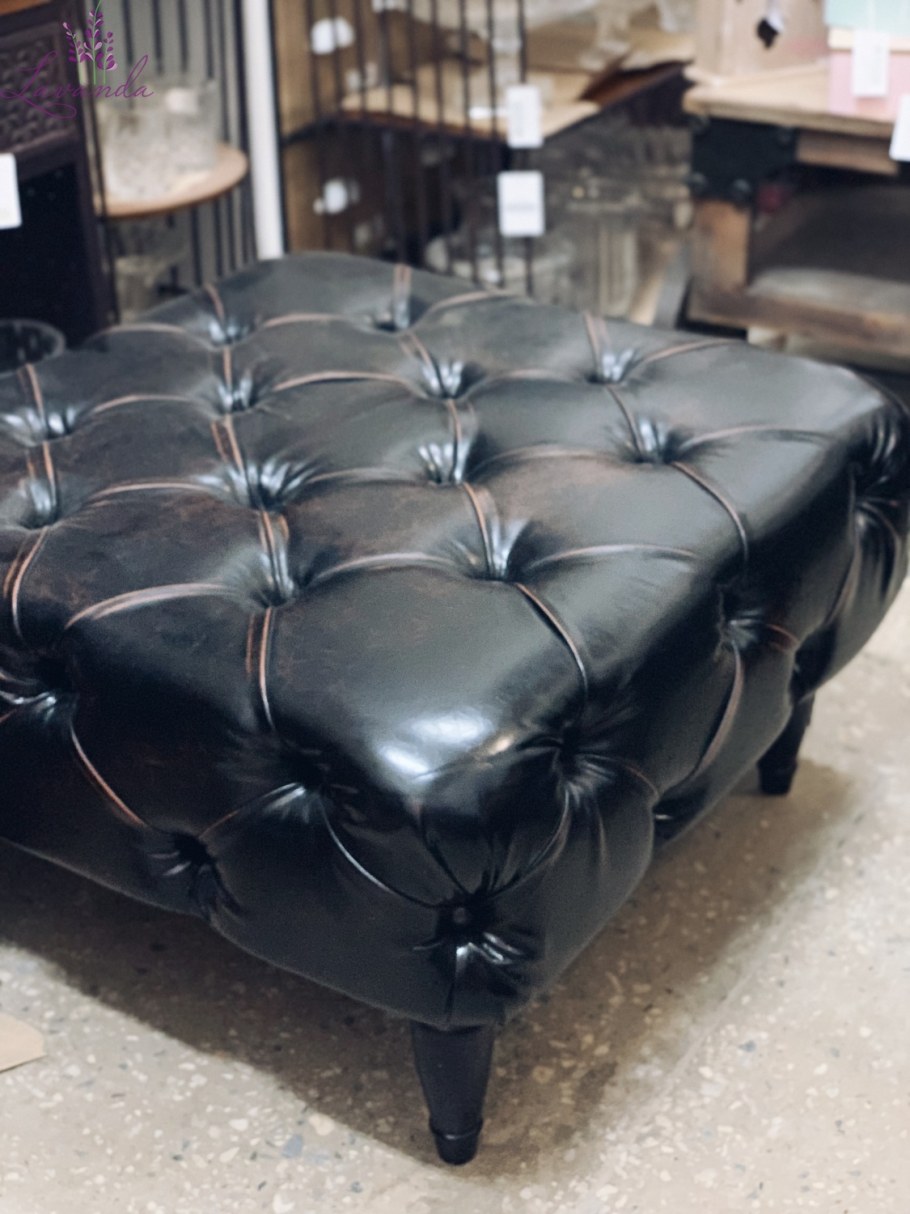 Gea банкетка квадратная лофт каретной стяжкой